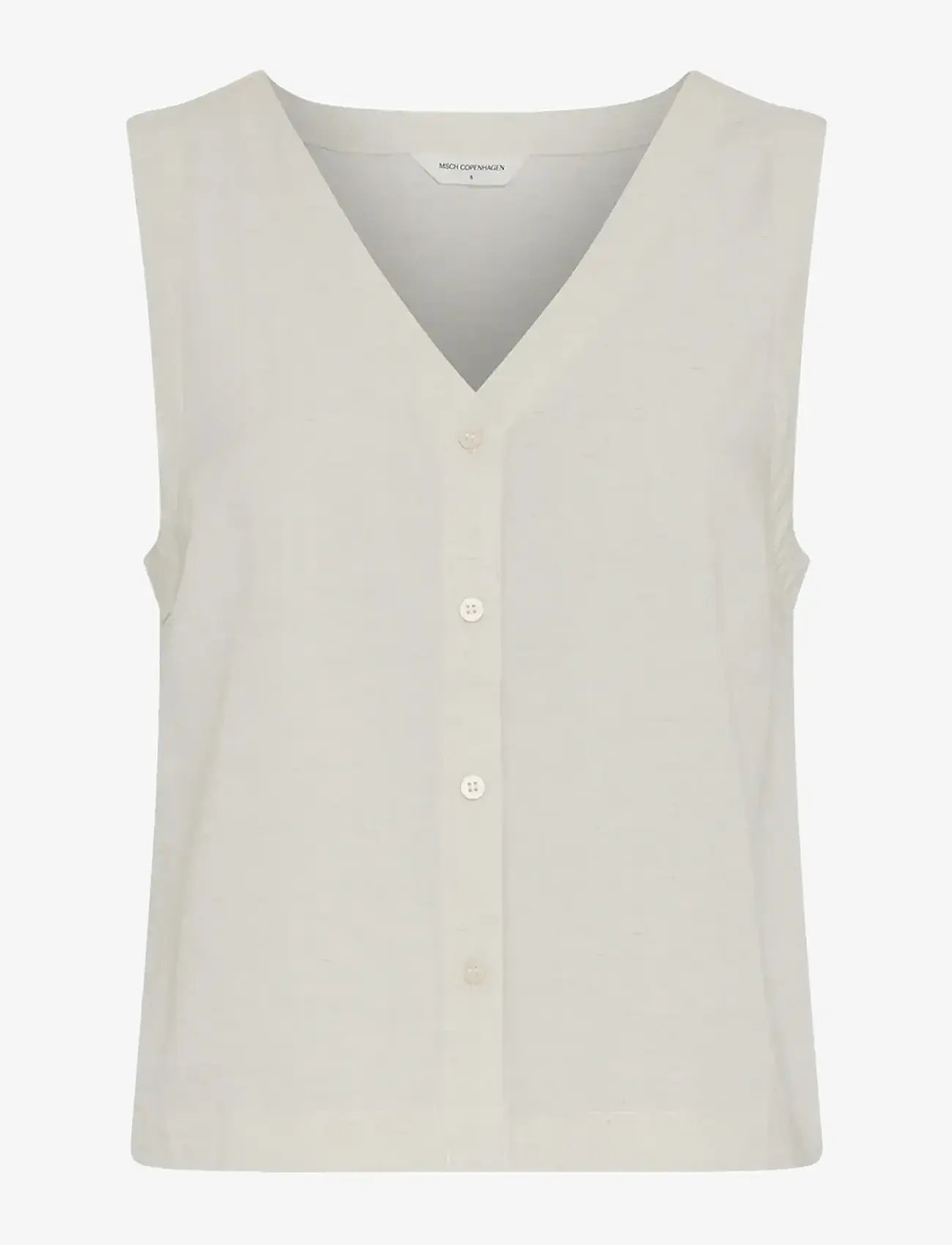 MSCH Copenhagen - MSCHDaria SL Shirt - Ærmeløse bluser - sand melange - 0