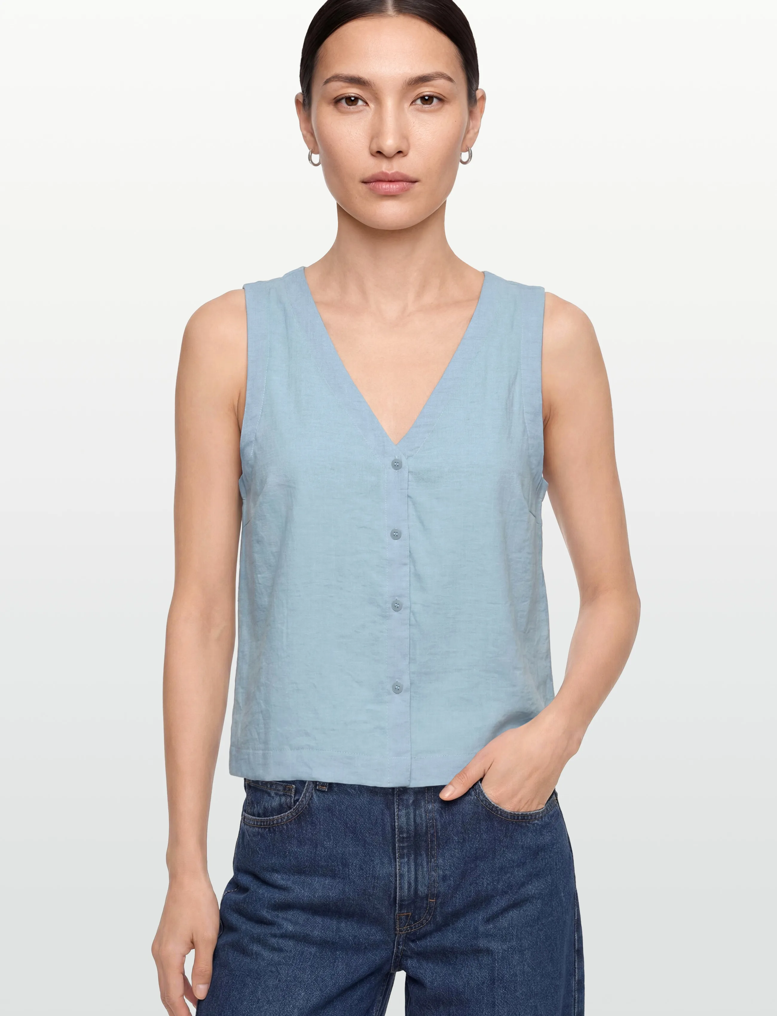 MSCH Copenhagen - MSCHDaria SL Shirt - Ærmeløse bluser - summer song mel - 3