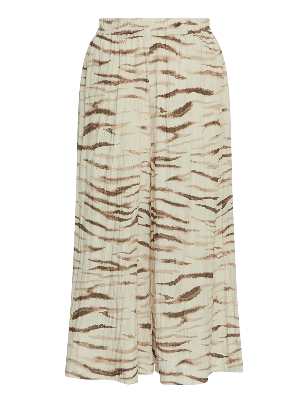 MSCH Copenhagen - MSCHTania HW ankel Pants AOP - oatmeal zebra - 1