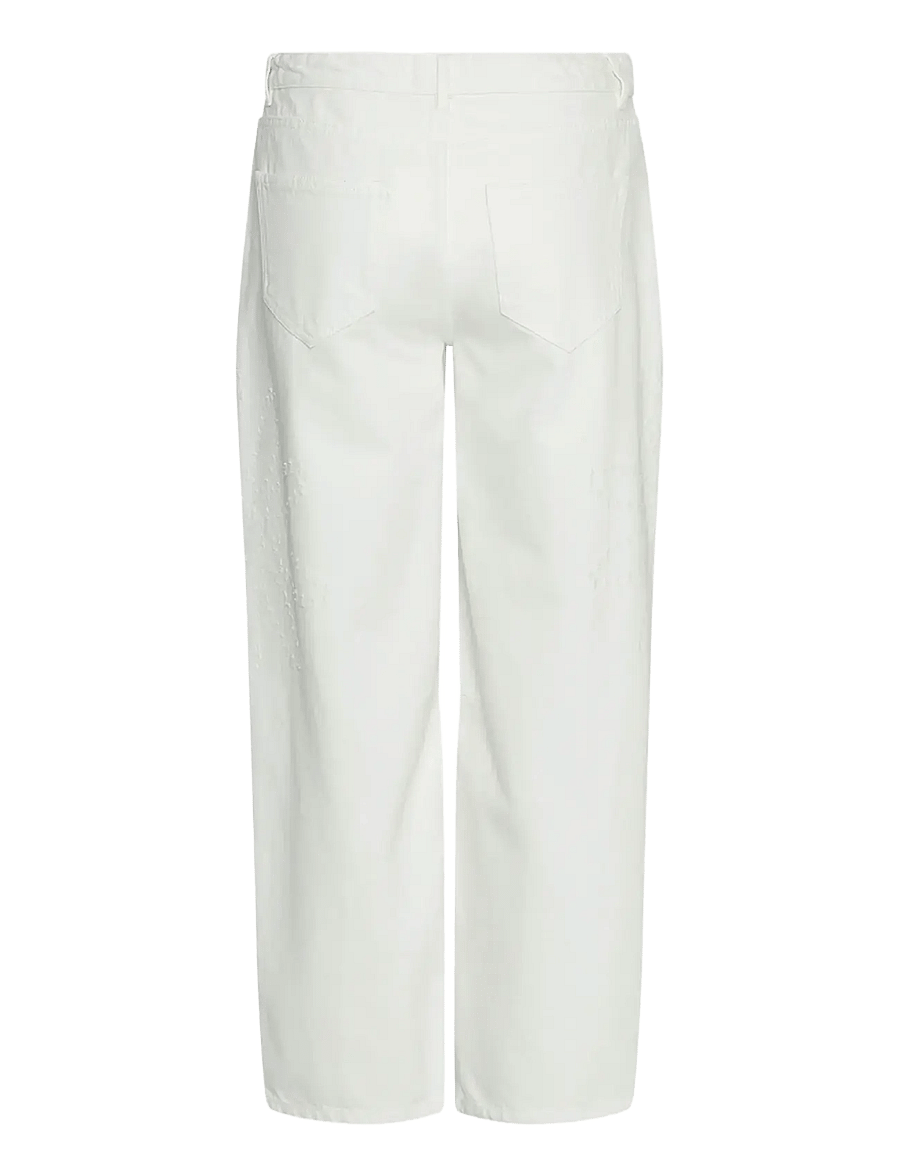 MSCH Copenhagen - MSCHDexter Pants - hosen mit weitem bein - egret - 1