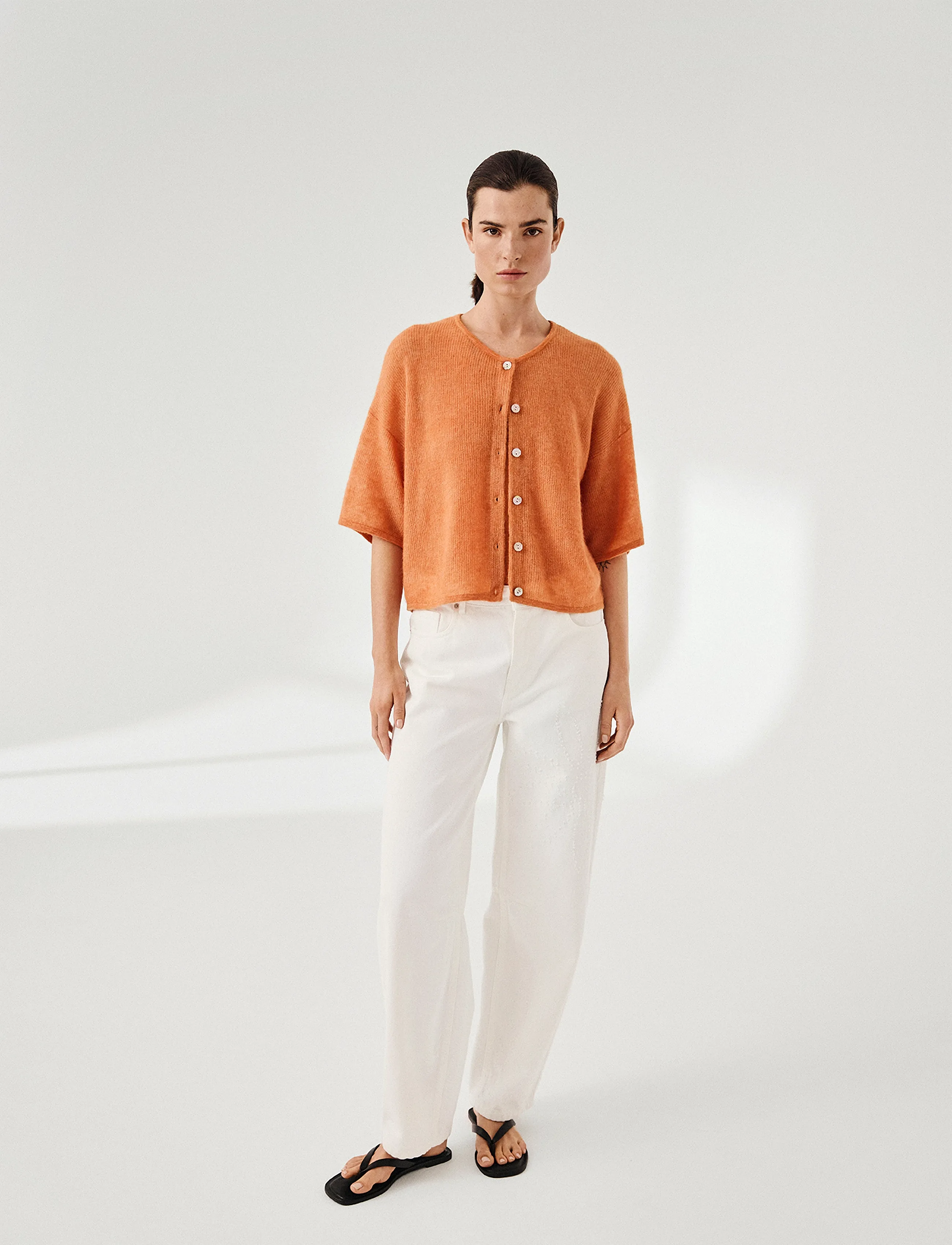 MSCH Copenhagen MSCHDexter Pants - Iedvesma - EGRET / cream