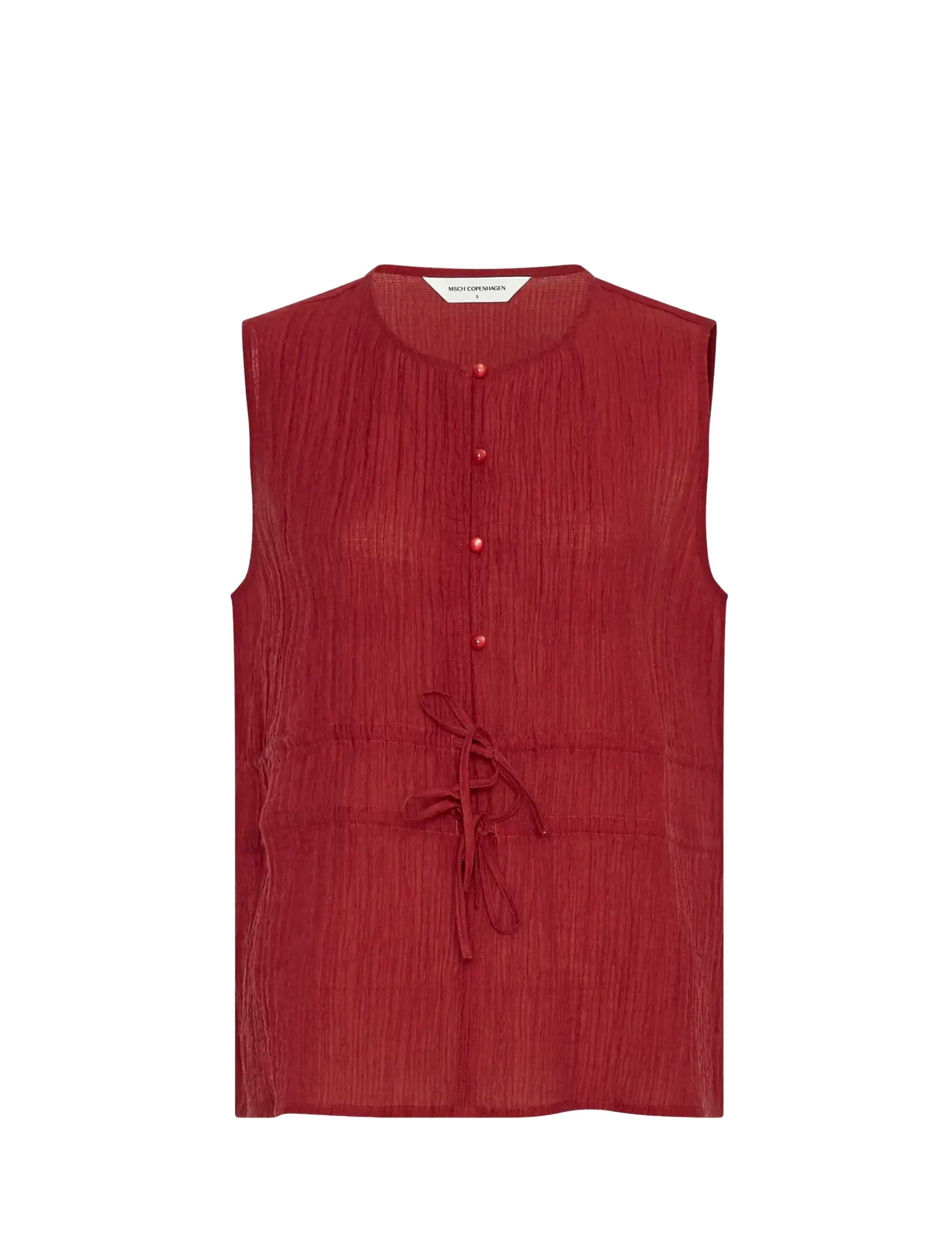 MSCH Copenhagen MSCHCelaene SL Top - Blusar & Skjortor - RHUBARB / red