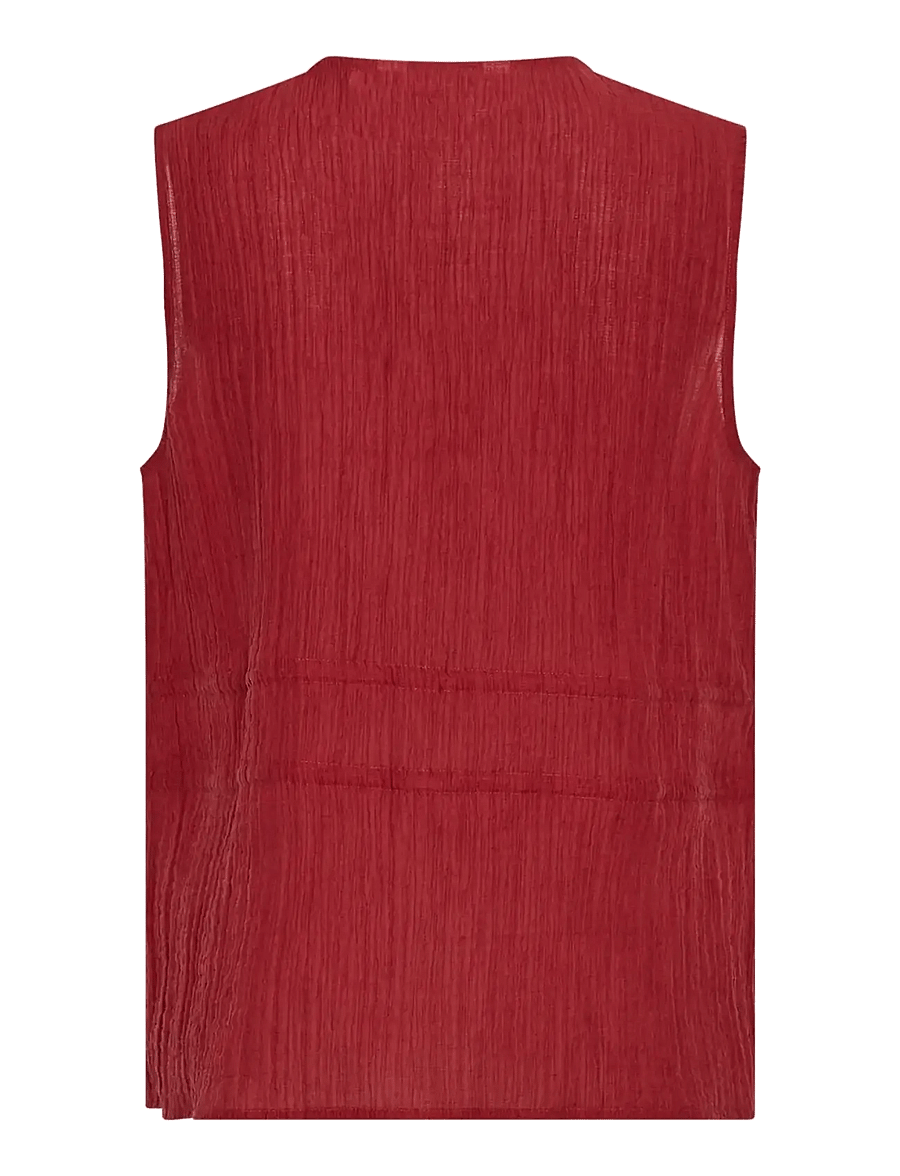 MSCH Copenhagen - MSCHCelaene SL Top - sleeveless blouses - rhubarb - 1
