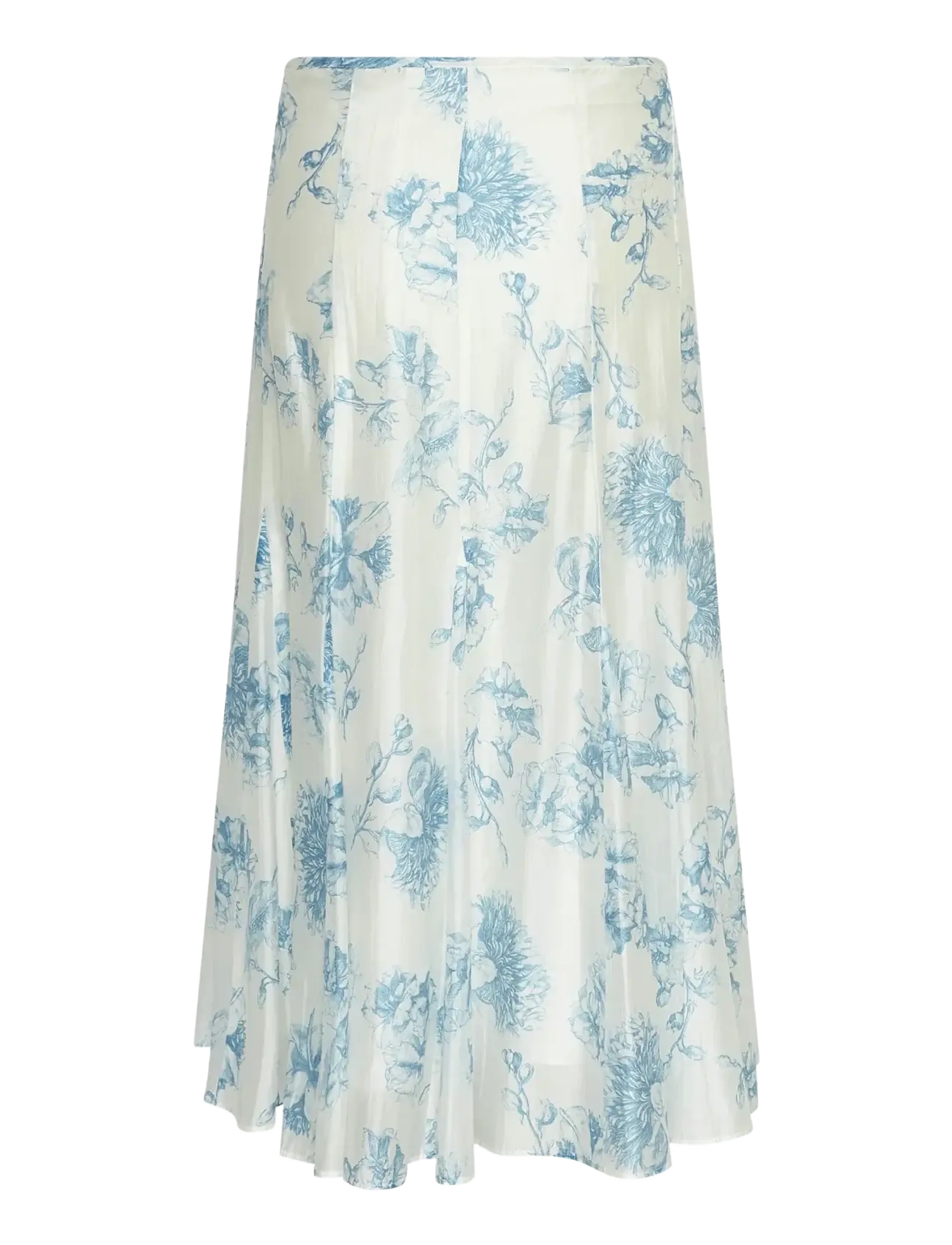 MSCH Copenhagen - MSCHEvangelia HW Skirt AOP - midi röcke - m blue flower - 2