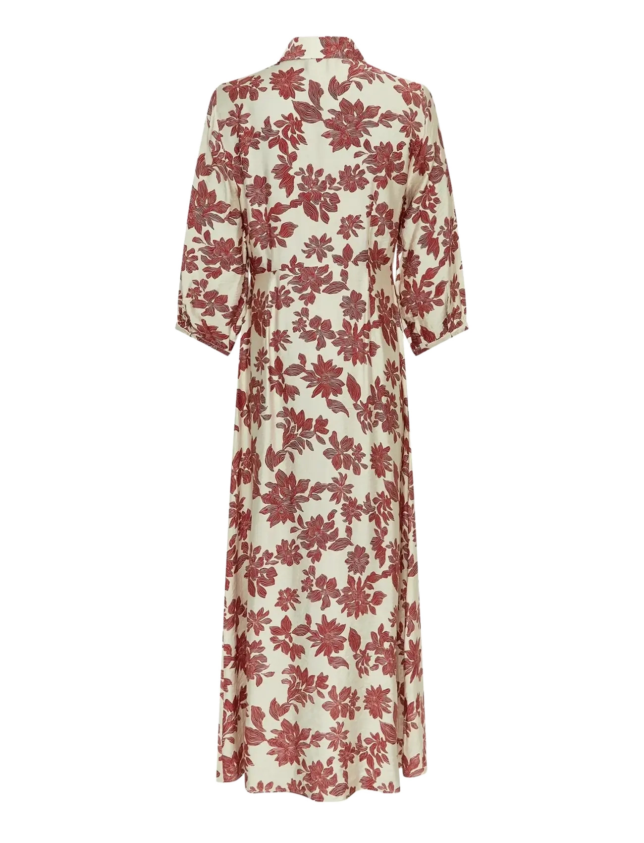 MSCH Copenhagen - MSCHVildana 3/4 Shirt Dress AOP - sommerkleider - rhubarb flower - 1