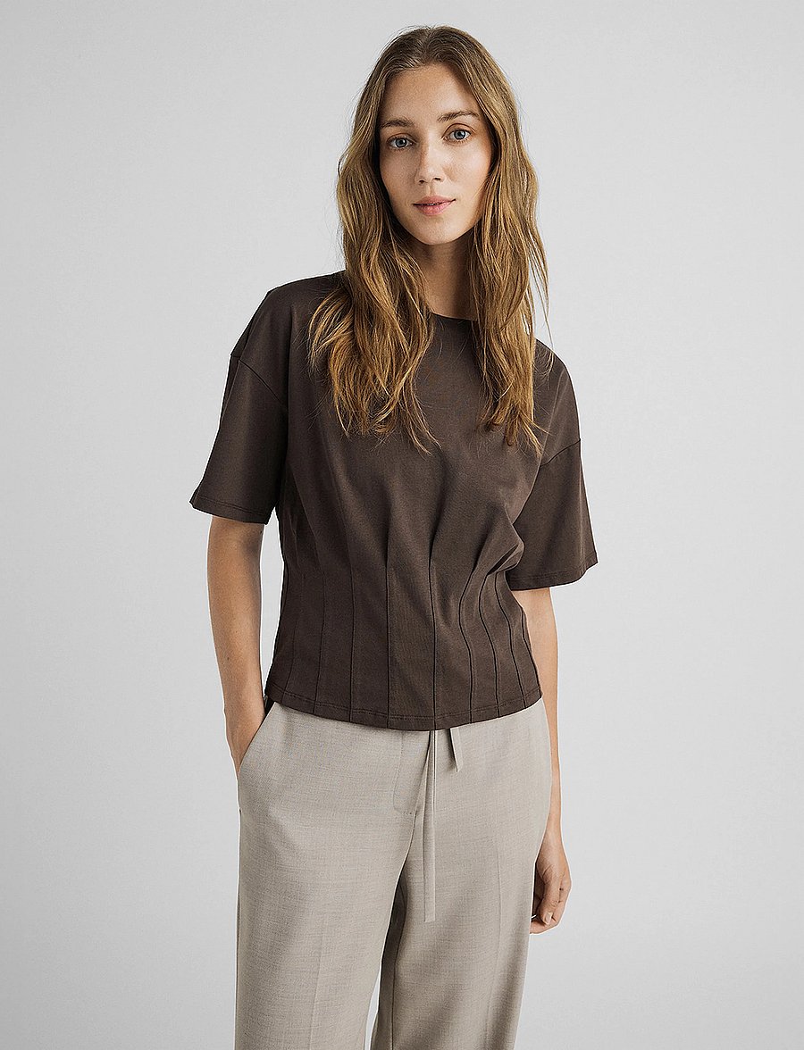 MSCH Copenhagen - MSCHKadance Tee - t-shirts - hot fudge - 0