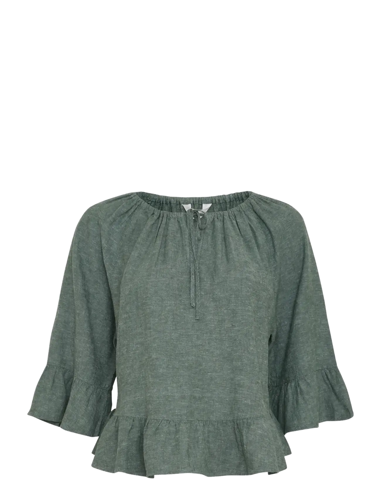MSCH Copenhagen MSCHViana Ginia 2/4 Top - MSCH Copenhagen - LAUREL W MEL / khaki/green