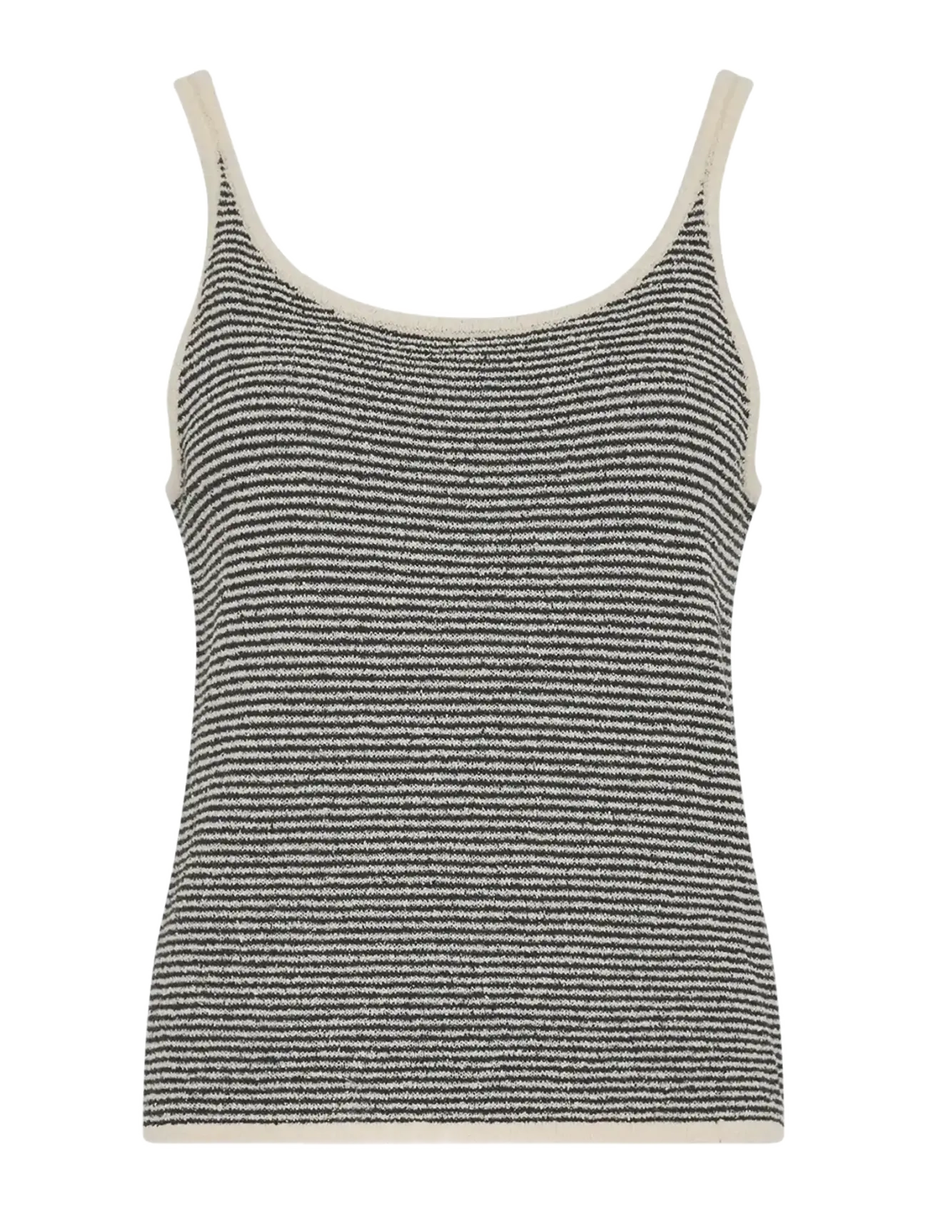 MSCH Copenhagen MSCHOaklyn Strap Top - T-Shirts & Tops - BL SAND/PHANTOM / beige