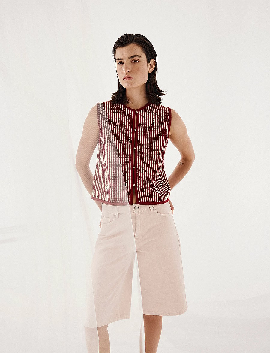 MSCH Copenhagen - MSCHPriscilla Vest STP - down- & padded jackets - rhubarb/b sand - 3