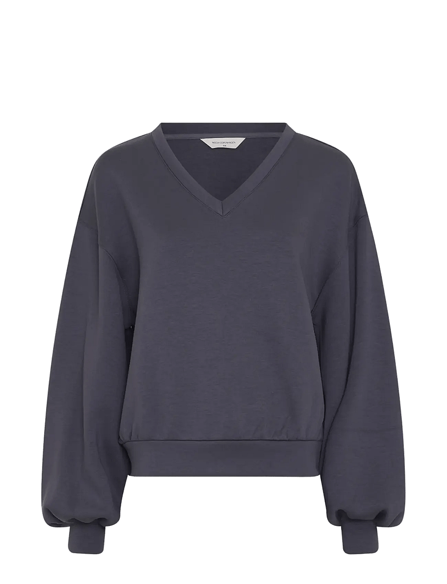 MSCH Copenhagen - MSCHBrionna Ima Q V Sweatshirt - sweatshirts - india ink - 0