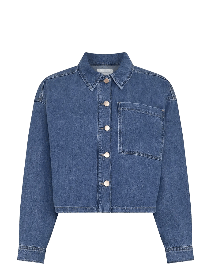 MSCH Copenhagen - MSCHTurig Alena Shirt - teksasärgid - mid blue wash - 0