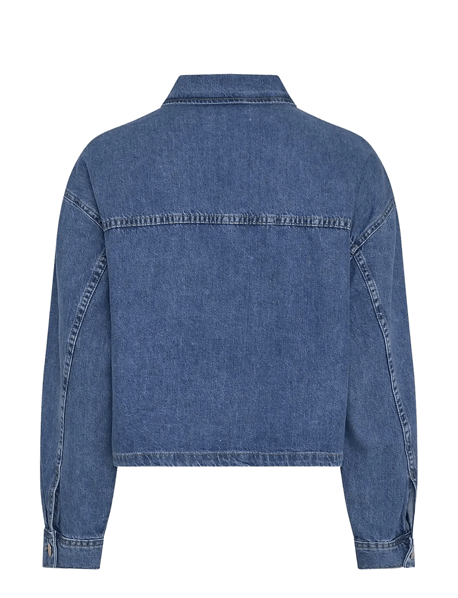 MSCH Copenhagen - MSCHTurig Alena Shirt - teksasärgid - mid blue wash - 1