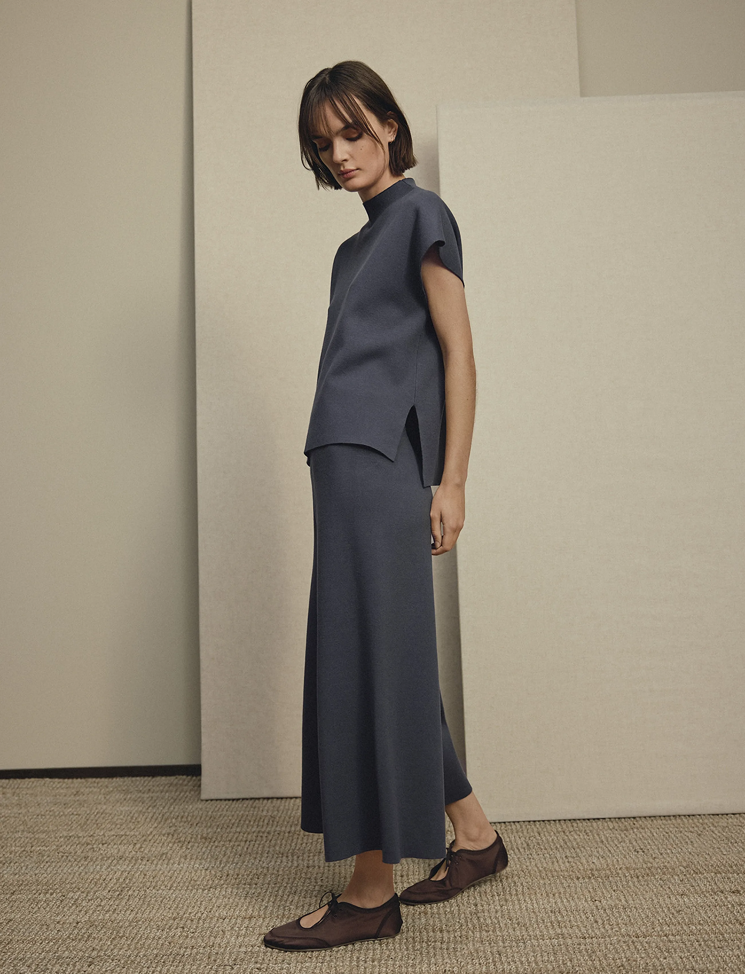 MSCH Copenhagen - MSCHArisha Thamira HW Skirt Pants - india ink - 3