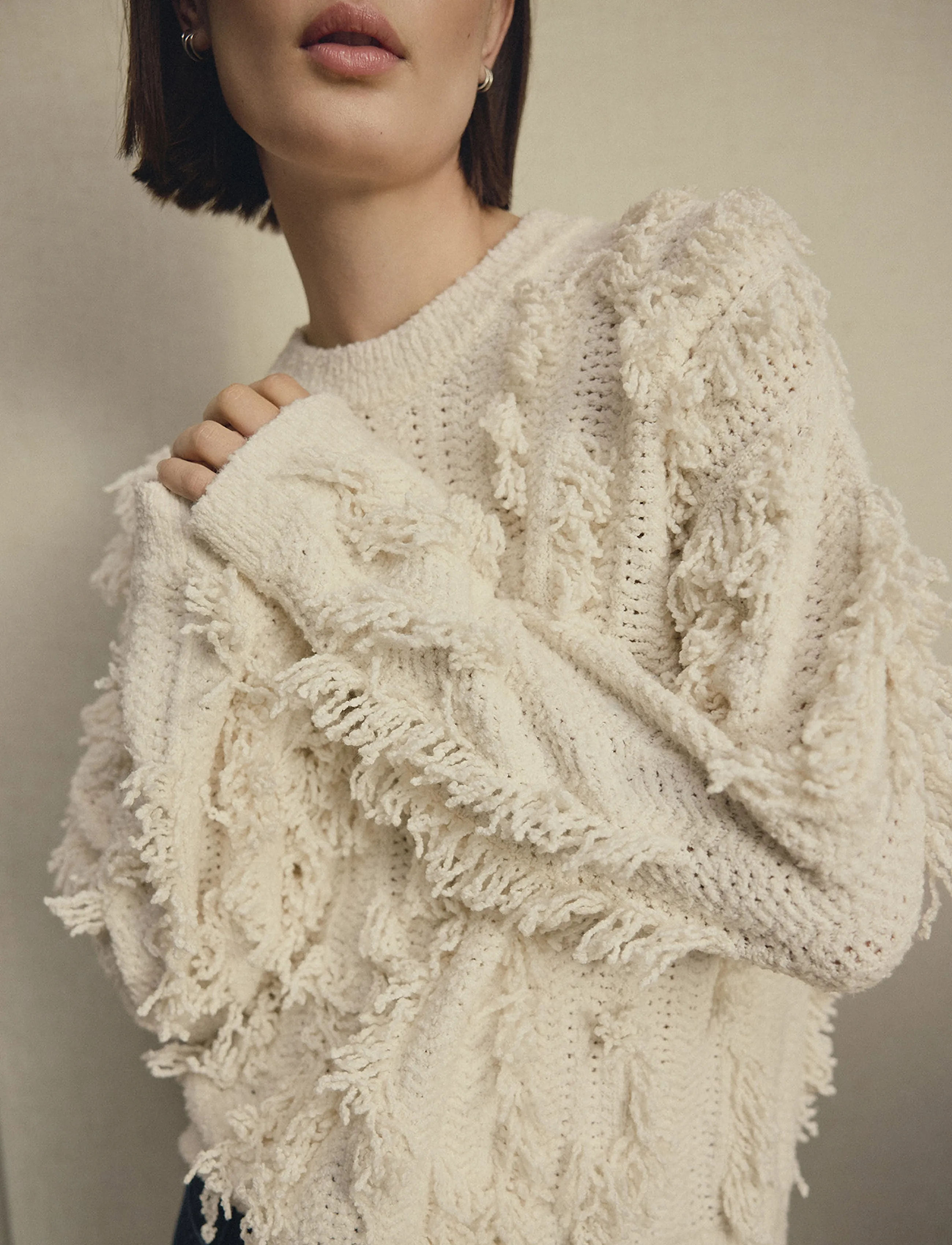 MSCH Copenhagen - MSCHJennasee Pullover - striktrøjer - egret - 3