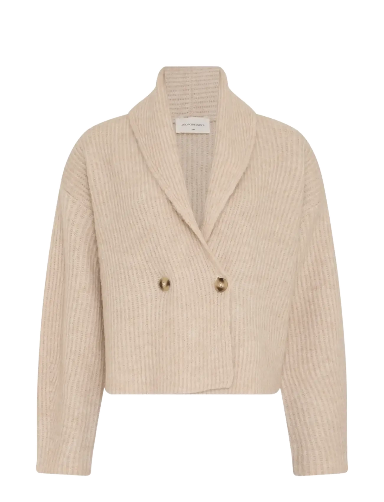 MSCH Copenhagen - MSCHViannie Cardigan - koftor - oatmeal melange - 2