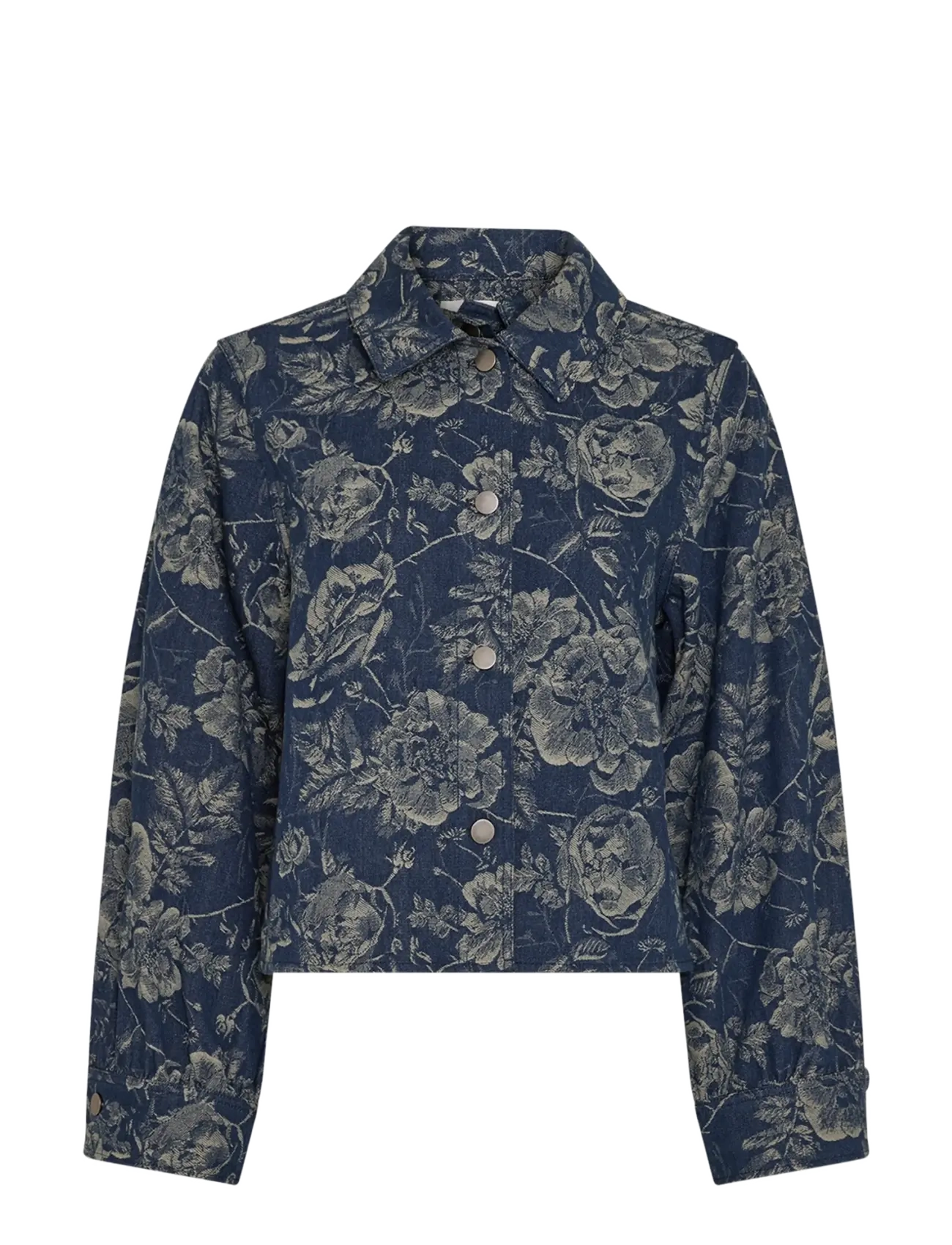 MSCH Copenhagen MSCHTita Shirt - Tøj - MID BLUE FLOWER / blue