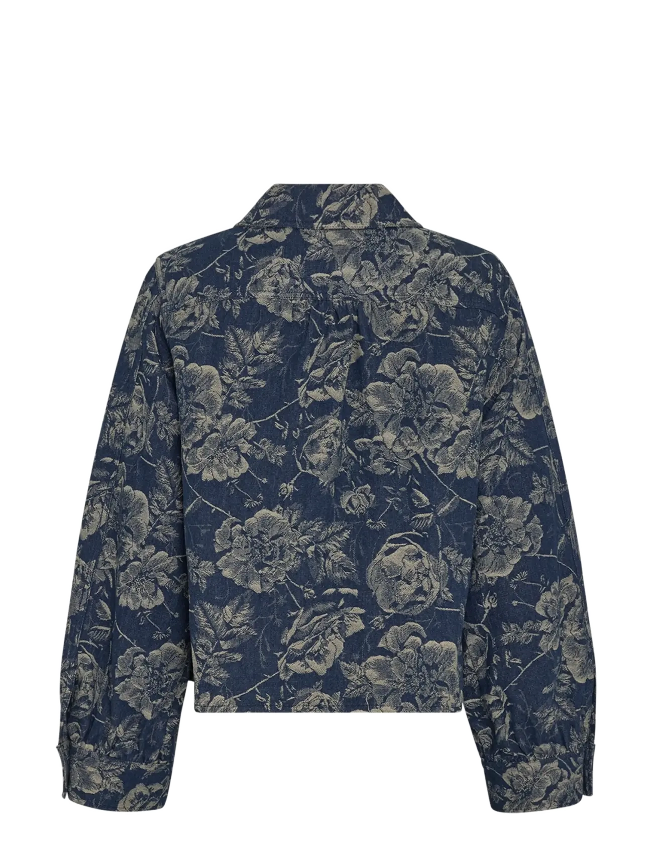 MSCH Copenhagen - MSCHTita Shirt - langærmede skjorter - mid blue flower - 2