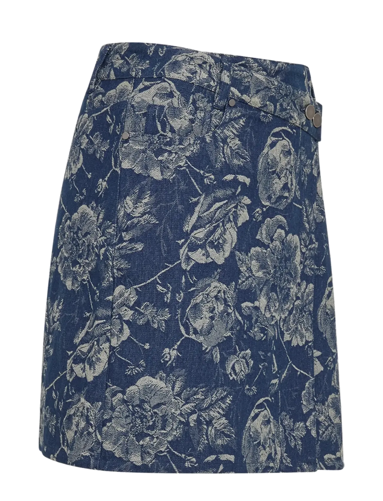 MSCH Copenhagen - MSCHTita Skirt - midi nederdele - mid blue flower - 4