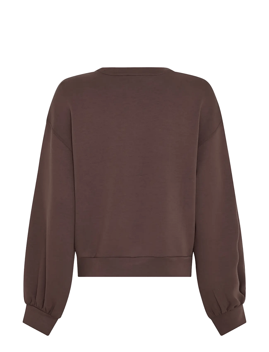 MSCH Copenhagen - MSCHBrooke Ima Q Sweatshirt - sweatshirts - hot fudge - 1