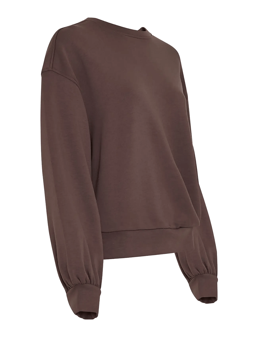 MSCH Copenhagen - MSCHBrooke Ima Q Sweatshirt - sweatshirts - hot fudge - 2