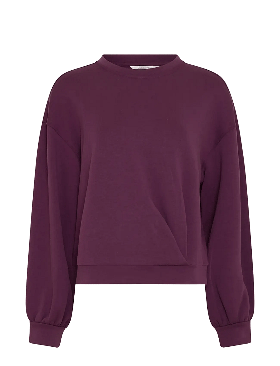 MSCH Copenhagen - MSCHBrooke Ima Q Sweatshirt - vardagsstil - potent purple - 0