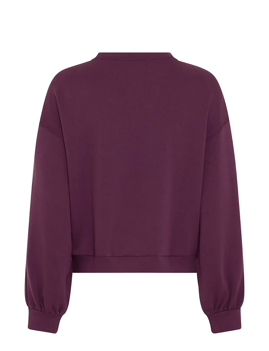 MSCH Copenhagen - MSCHBrooke Ima Q Sweatshirt - vardagsstil - potent purple - 1