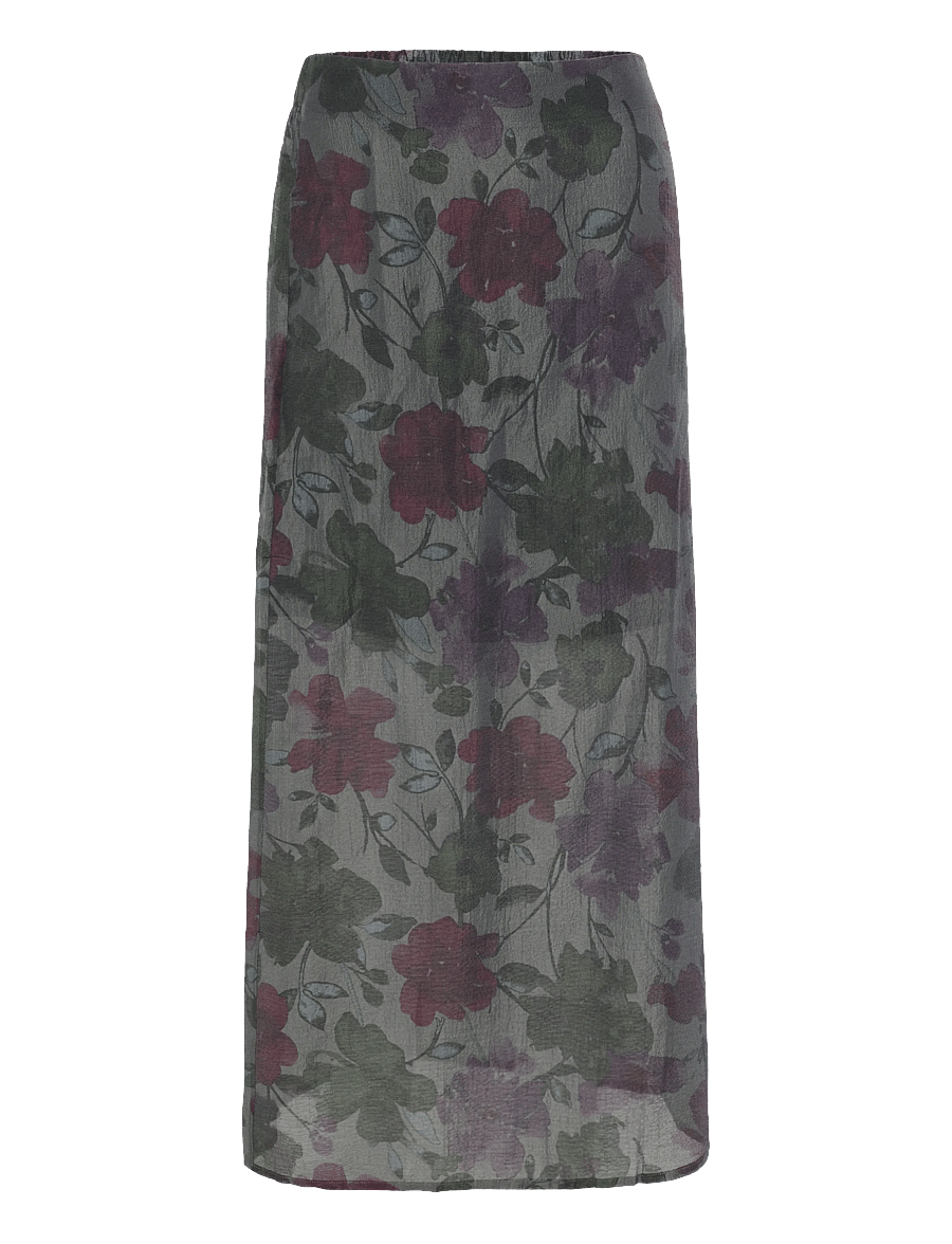 MSCH Copenhagen - MSCHJaquelina Skirt AOP - maxikjolar - f. night flower - 0