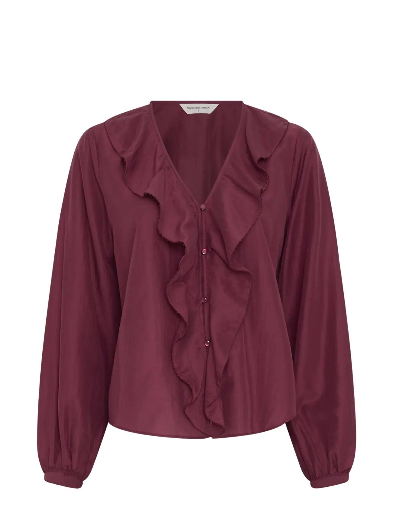 MSCH Copenhagen MSCHIsra Shirt - Långärmade blusar - RHODODENDRON / burgundy