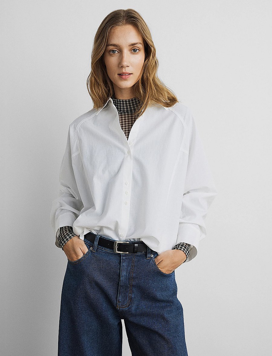 MSCH Copenhagen - MSCHSusana Selmina Shirt - långärmade skjortor - bright white - 0