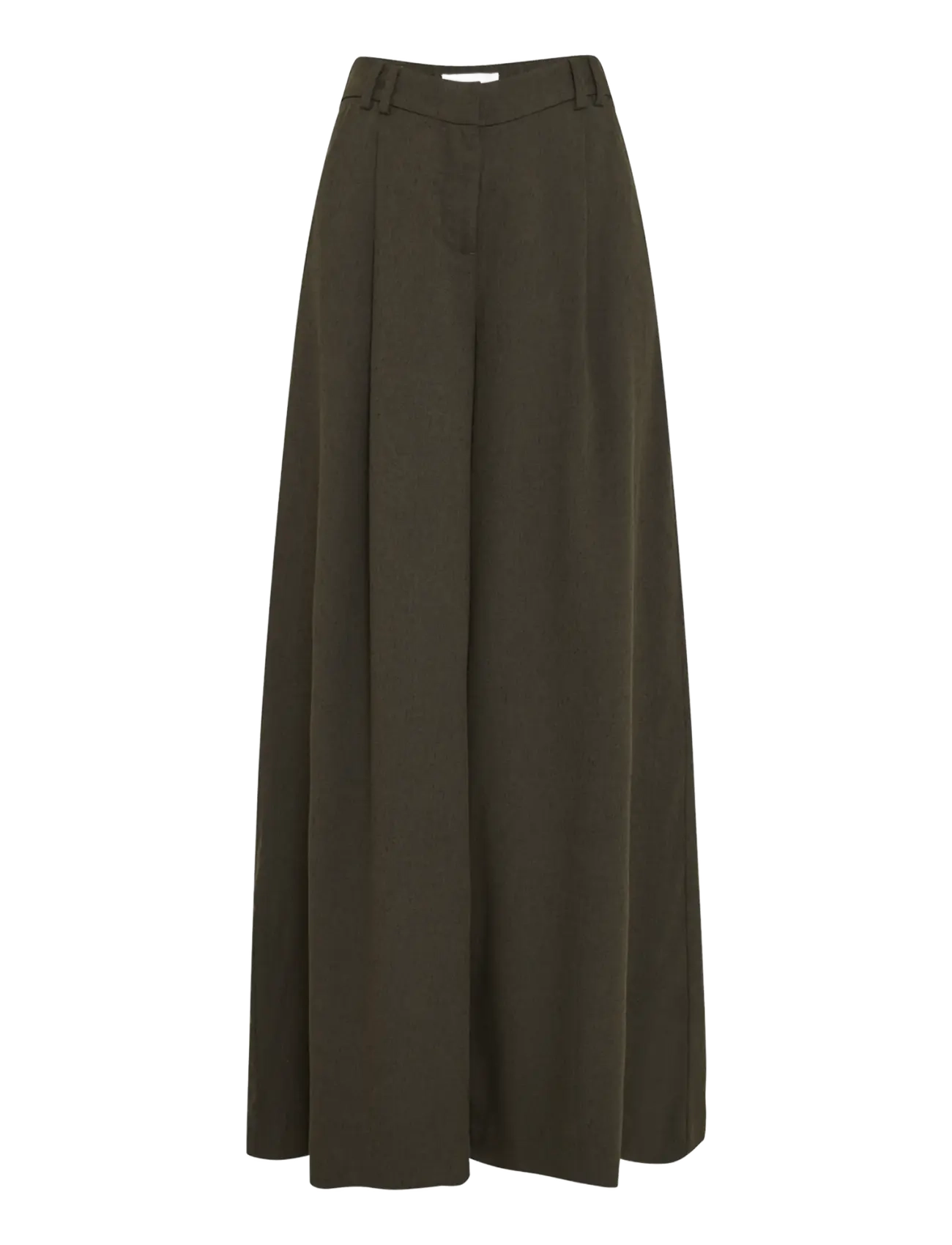 MSCH Copenhagen - MSCHCabrie HW Pants - vida byxor - forest n mel - 1