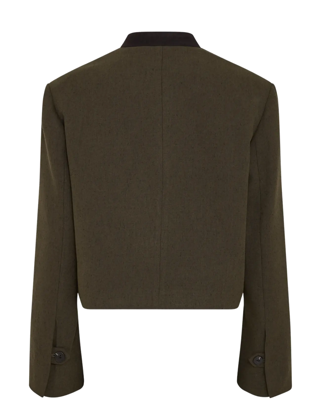 MSCH Copenhagen - MSCHCabrie Jacket - cropped-blazer - forest n mel - 1