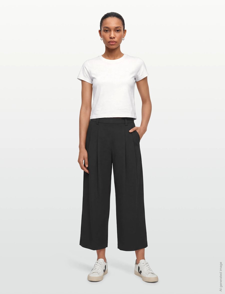 MSCH Copenhagen - MSCHMaryla Henrika HW Culotte Pants - culottes - black - 0