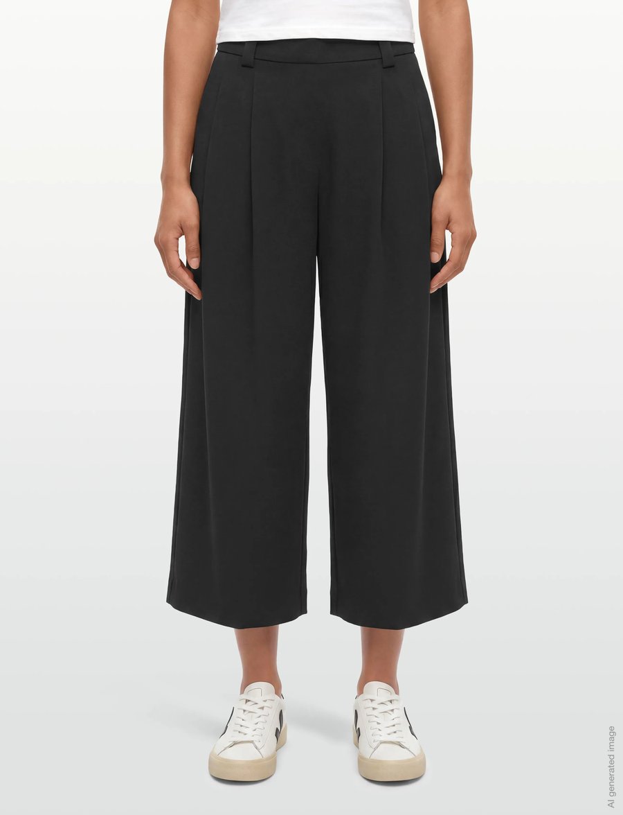 MSCH Copenhagen - MSCHMaryla Henrika HW Culotte Pants - culottes - black - 3