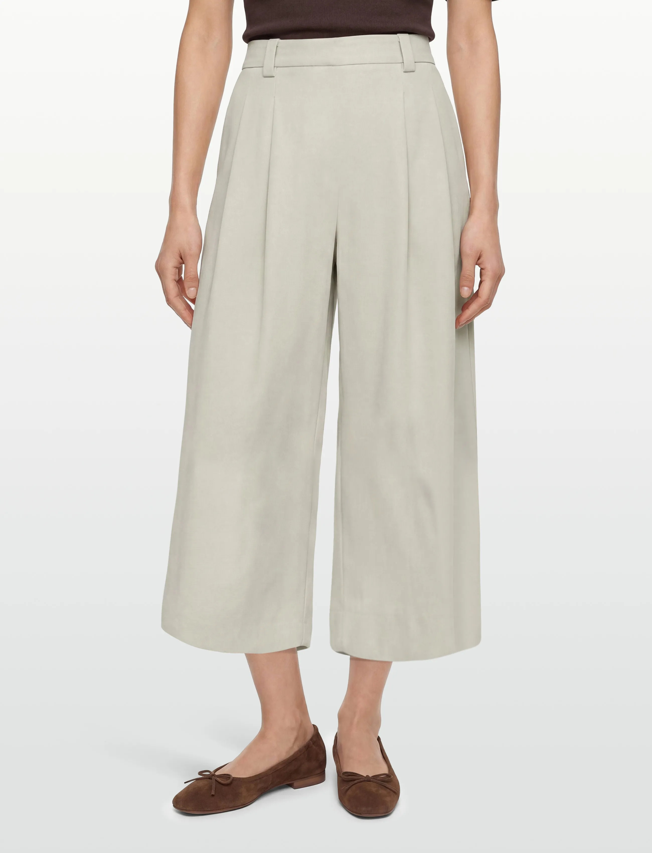 MSCH Copenhagen - MSCHMaryla Henrika HW Culotte Pants - culottes - peyote - 3