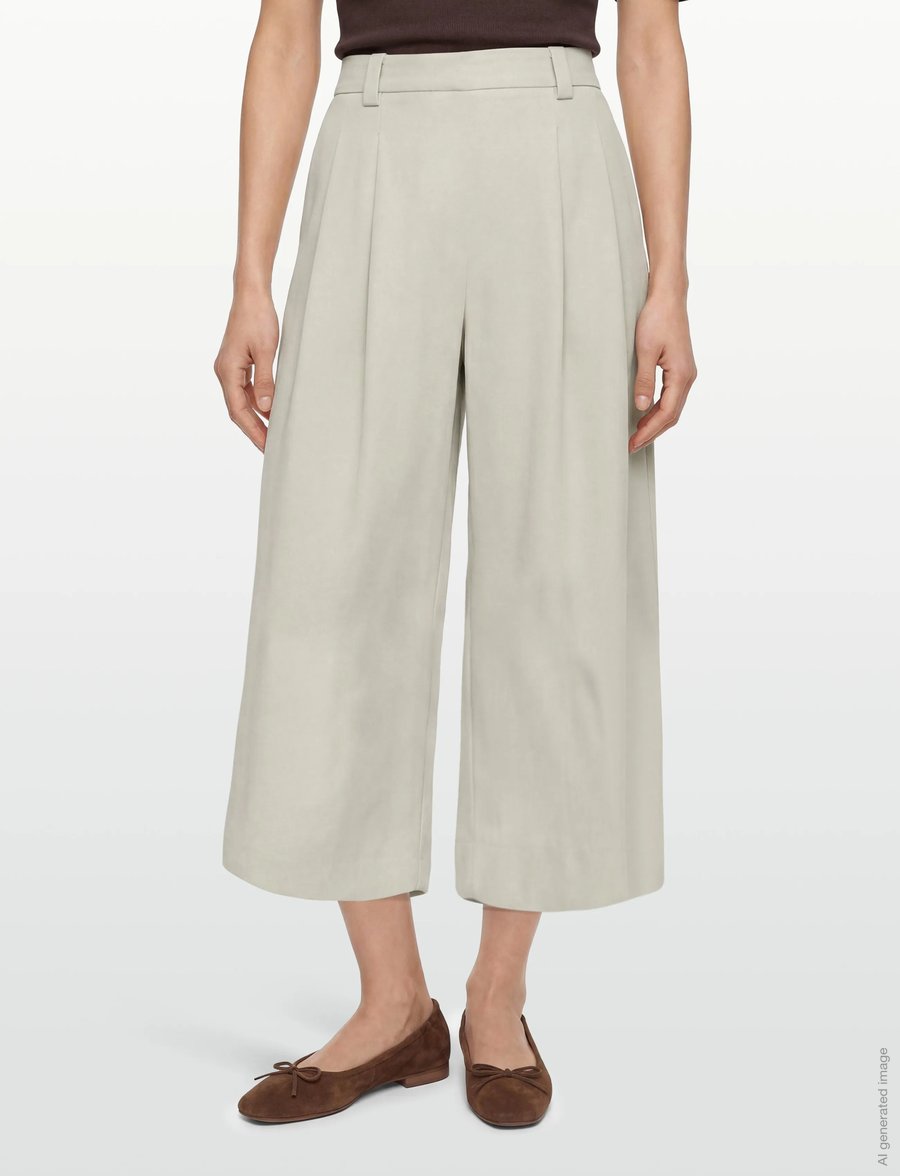 MSCH Copenhagen - MSCHMaryla Henrika HW Culotte Pants - culottes - peyote - 3