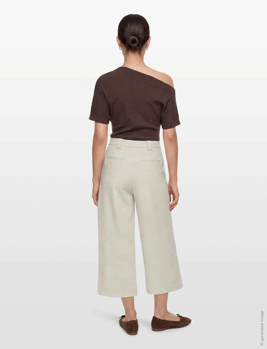 MSCH Copenhagen - MSCHMaryla Henrika HW Culotte Pants - culottes - peyote - 4