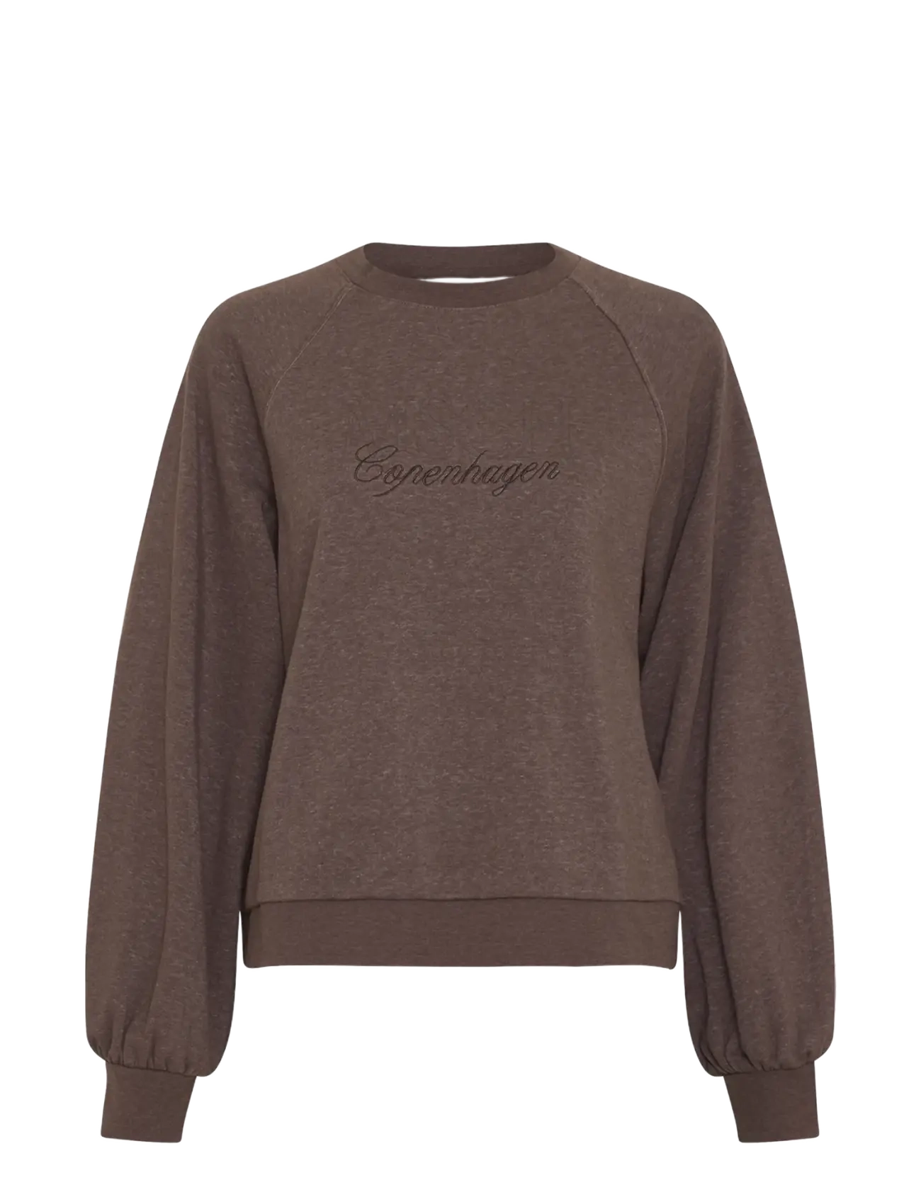 MSCH Copenhagen MSCHBrawley Briena Logo Sweatshirt - Sweatshirts - HOT FUDGE MEL / brown