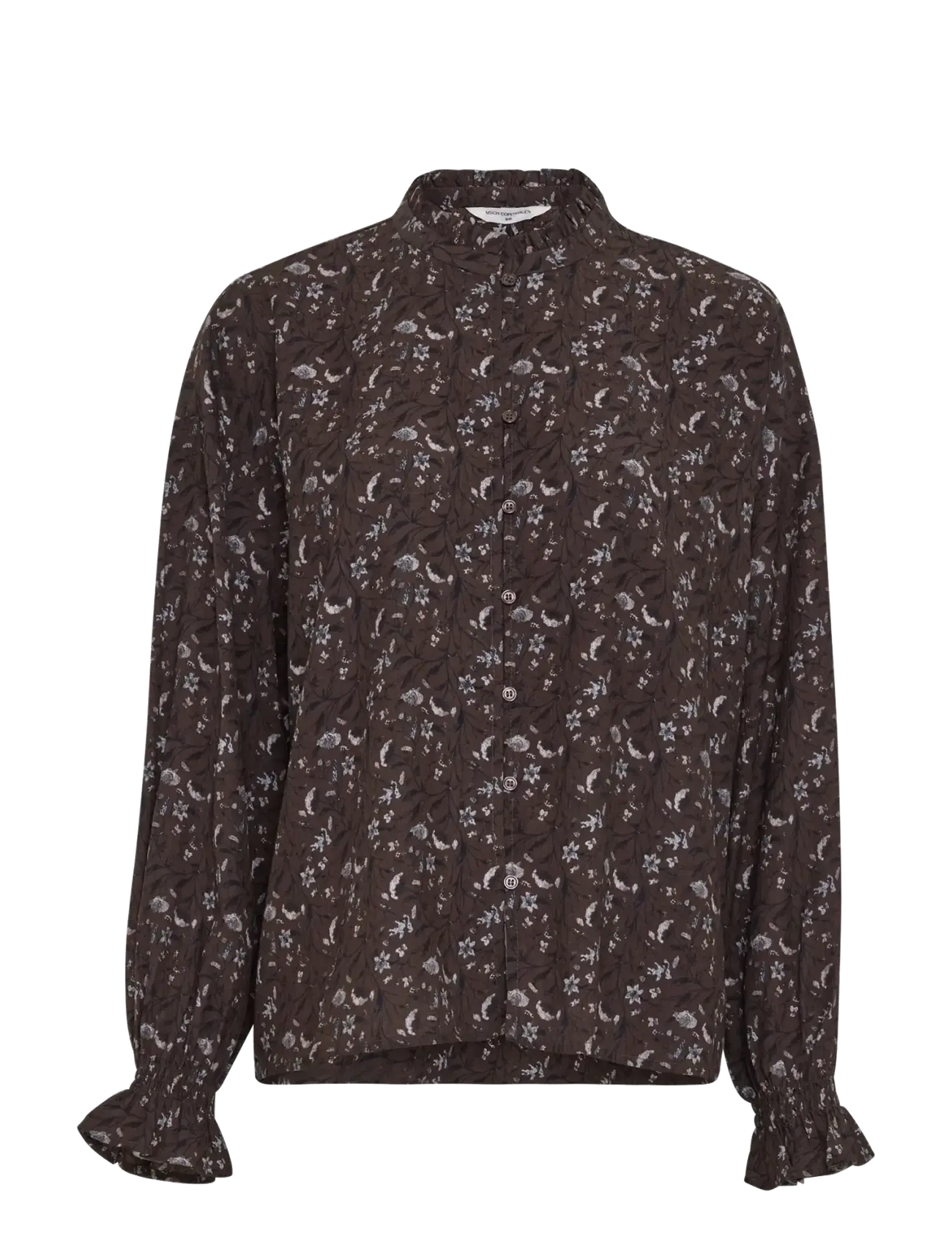 MSCH Copenhagen MSCHMichella Shirt AOP - Bluser & Skjorter - HOT FUDGE FLWR / brown