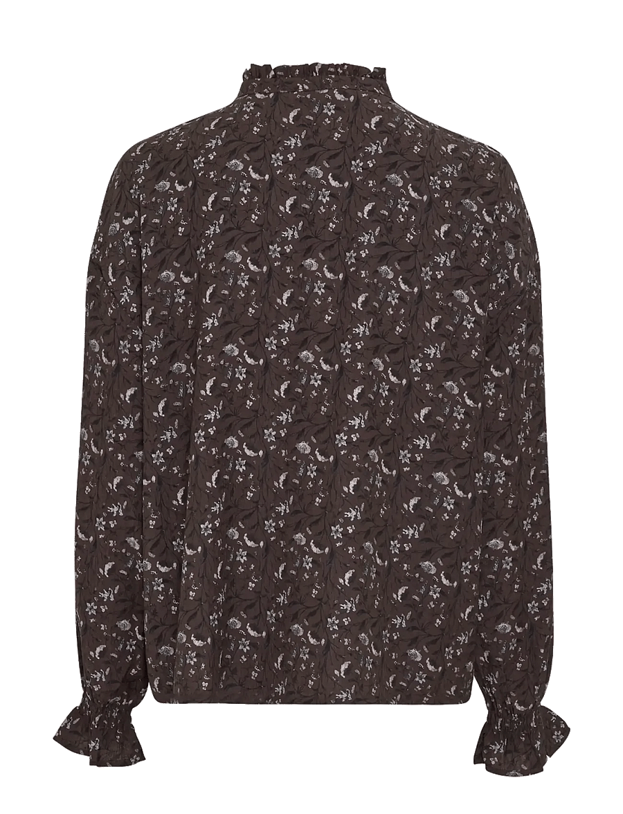 MSCH Copenhagen - MSCHMichella Shirt AOP - långärmade skjortor - hot fudge flwr - 1