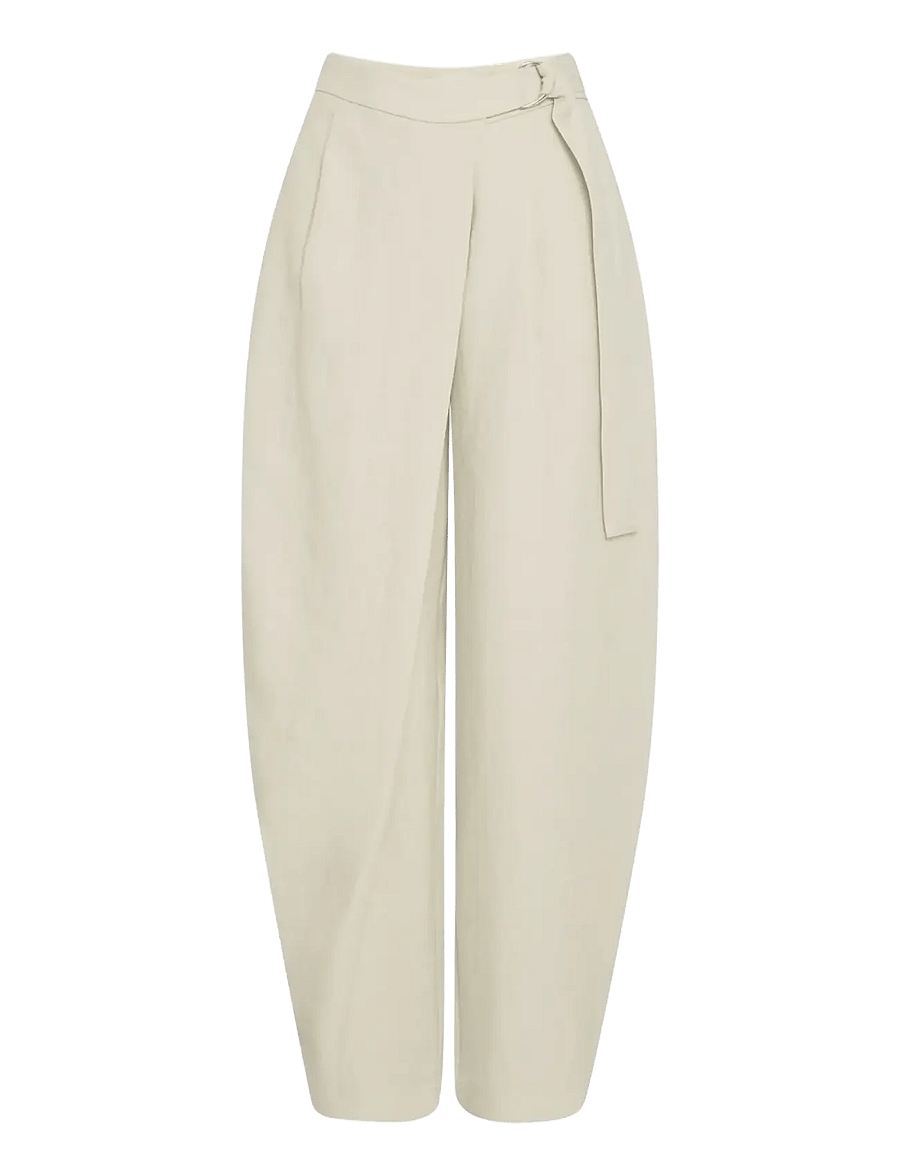 MSCH Copenhagen - MSCHZein Esteriane HW Pants - barrelbyxor - bleached sand - 1