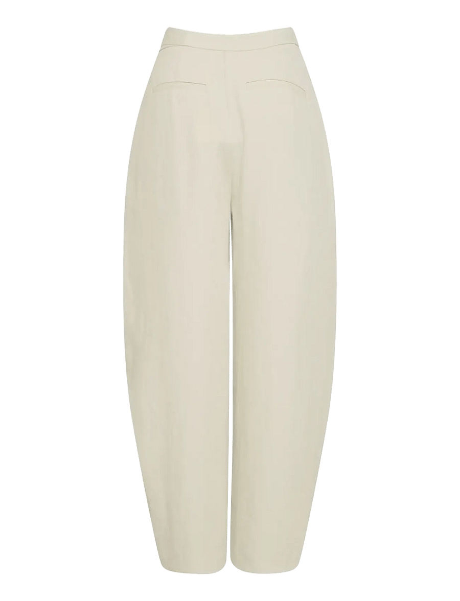 MSCH Copenhagen - MSCHZein Esteriane HW Pants - barrelbyxor - bleached sand - 2