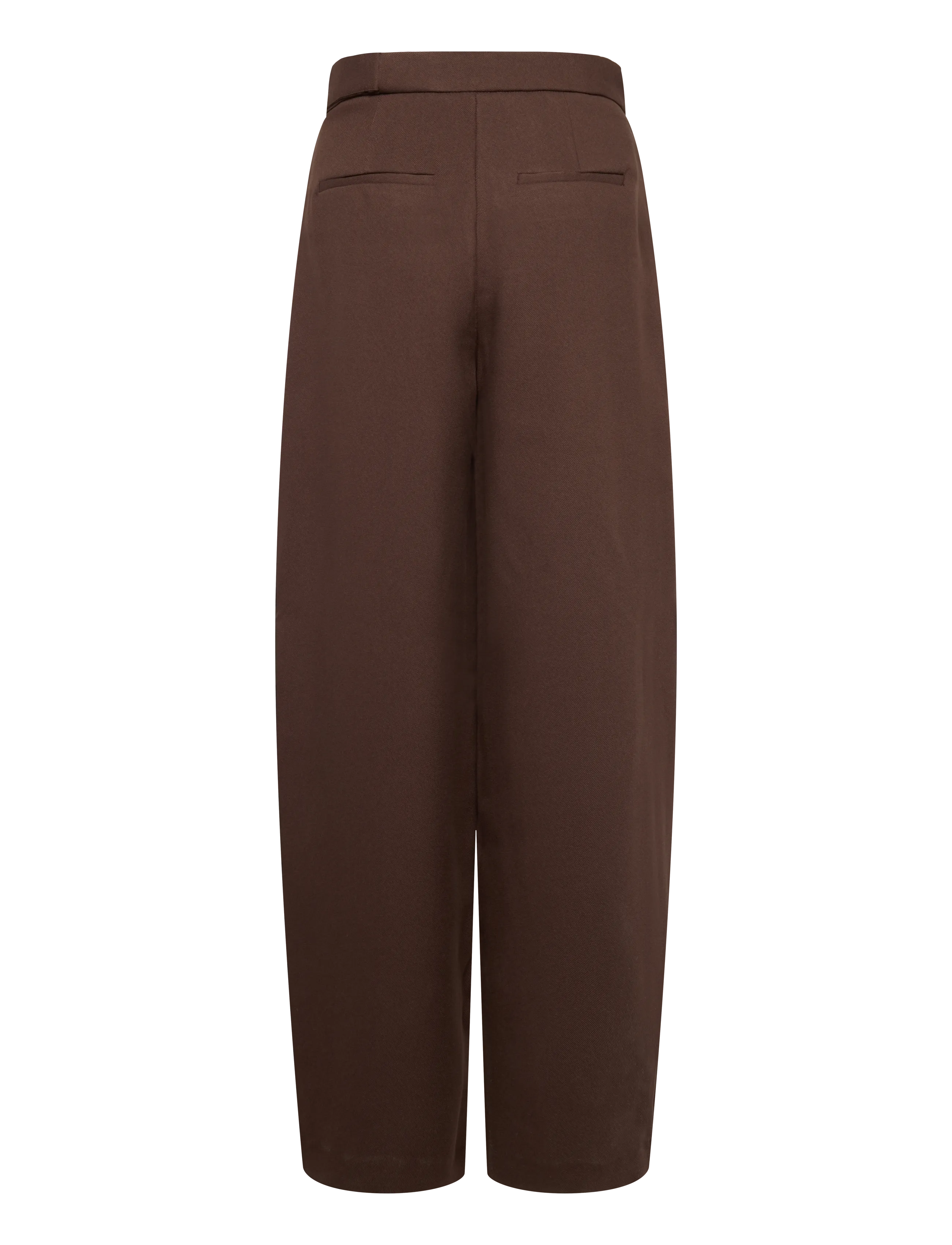 MSCH Copenhagen - MSCHZein Esteriane HW Pants - barrelbyxor - hot fudge - 1