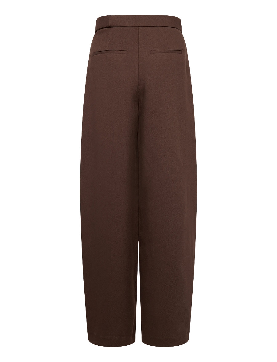 MSCH Copenhagen - MSCHZein Esteriane HW Pants - barrelbyxor - hot fudge - 1