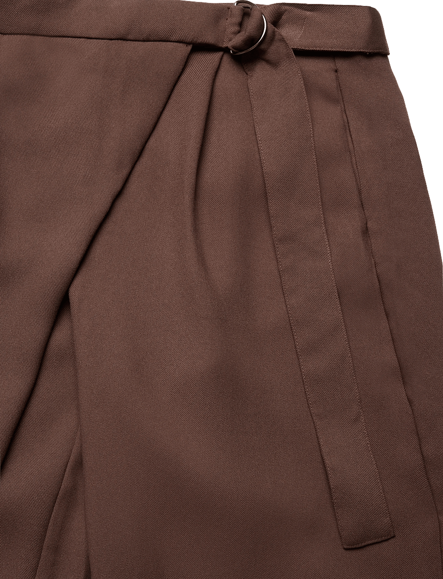 MSCH Copenhagen - MSCHZein Esteriane HW Pants - barrelbyxor - hot fudge - 2
