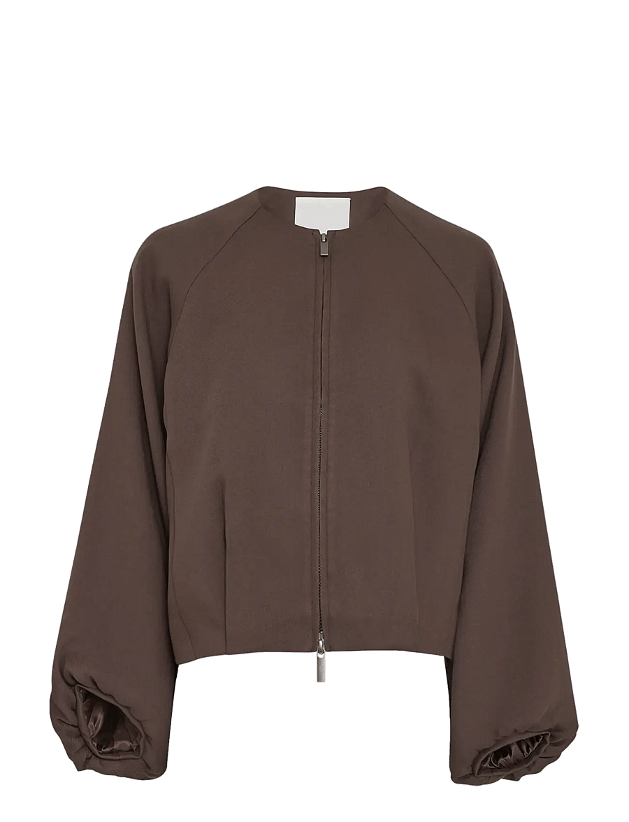 MSCH Copenhagen - MSCHZein Esteriane Jacket - vårjackor - hot fudge - 0