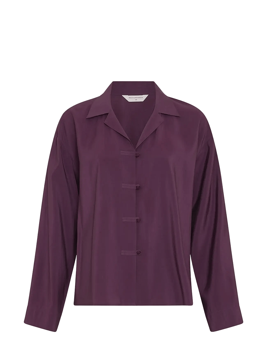 MSCH Copenhagen - MSCHMarike Shirt - langærmede skjorter - potent purple - 0