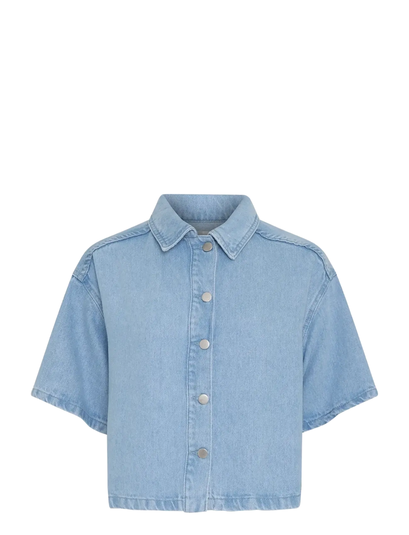 MSCH Copenhagen MSCHSaphina 2/4 Shirt - Blouses & Overhemden - LIGHT BLUE WASH / blue