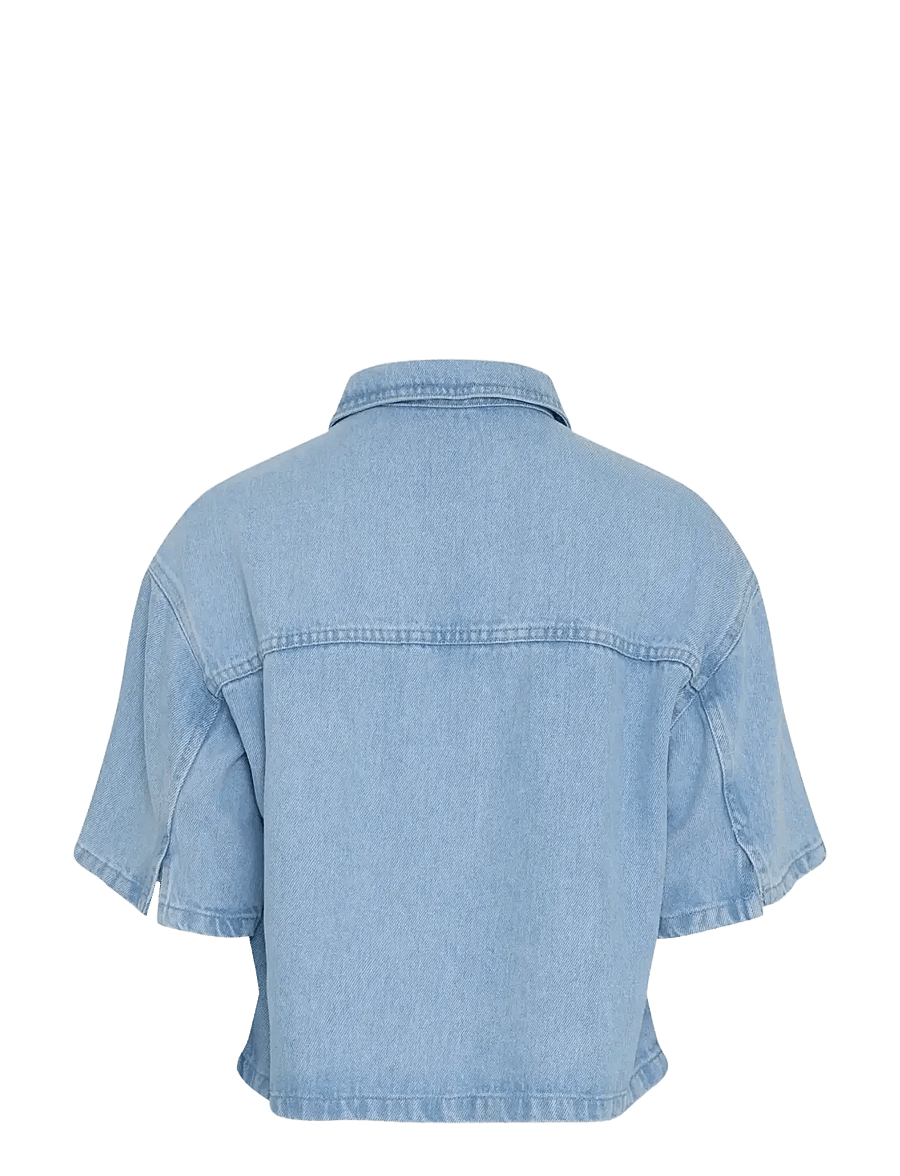 MSCH Copenhagen - MSCHSaphina 2/4 Shirt - jeanshemden - light blue wash - 1