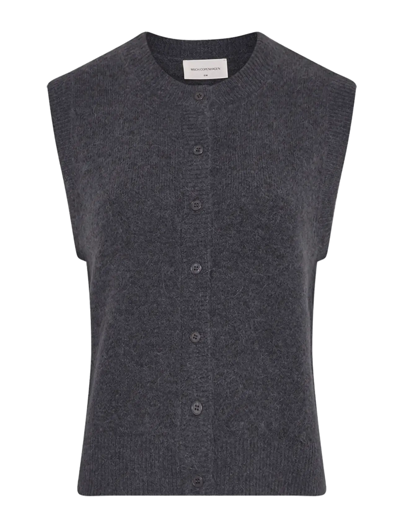 MSCH Copenhagen MSCHBondie Hope Vest - Strickwesten - INDIA INK MEL / navy
