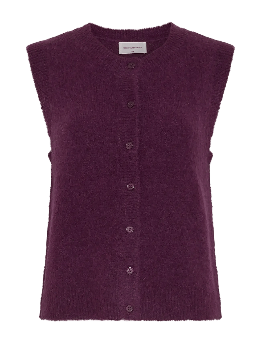 MSCH Copenhagen - MSCHBondie Hope Vest - stickade västar - potent purple - 0